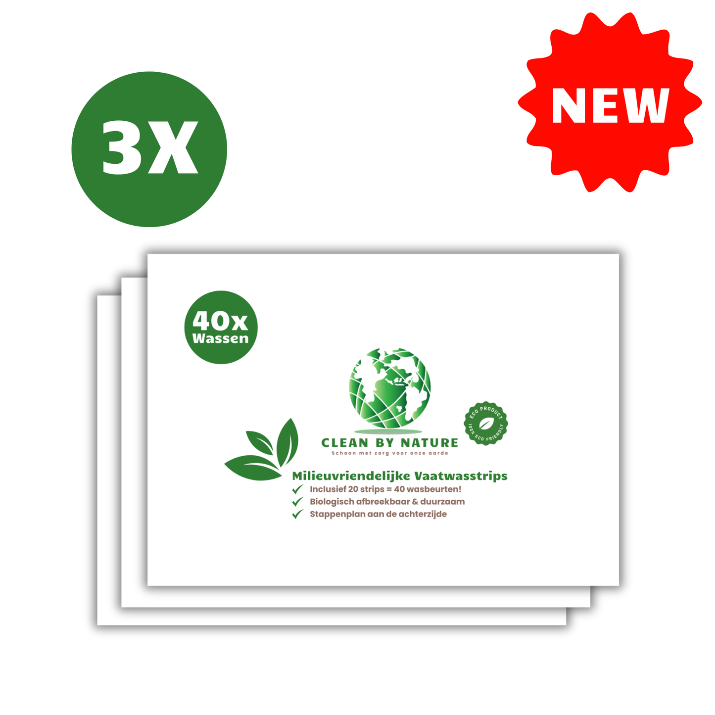 Eco-friendly dishwasher strips