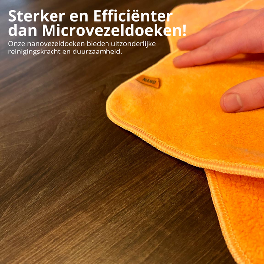 Schoonmaakdoeken - Oranje, 10 stuks