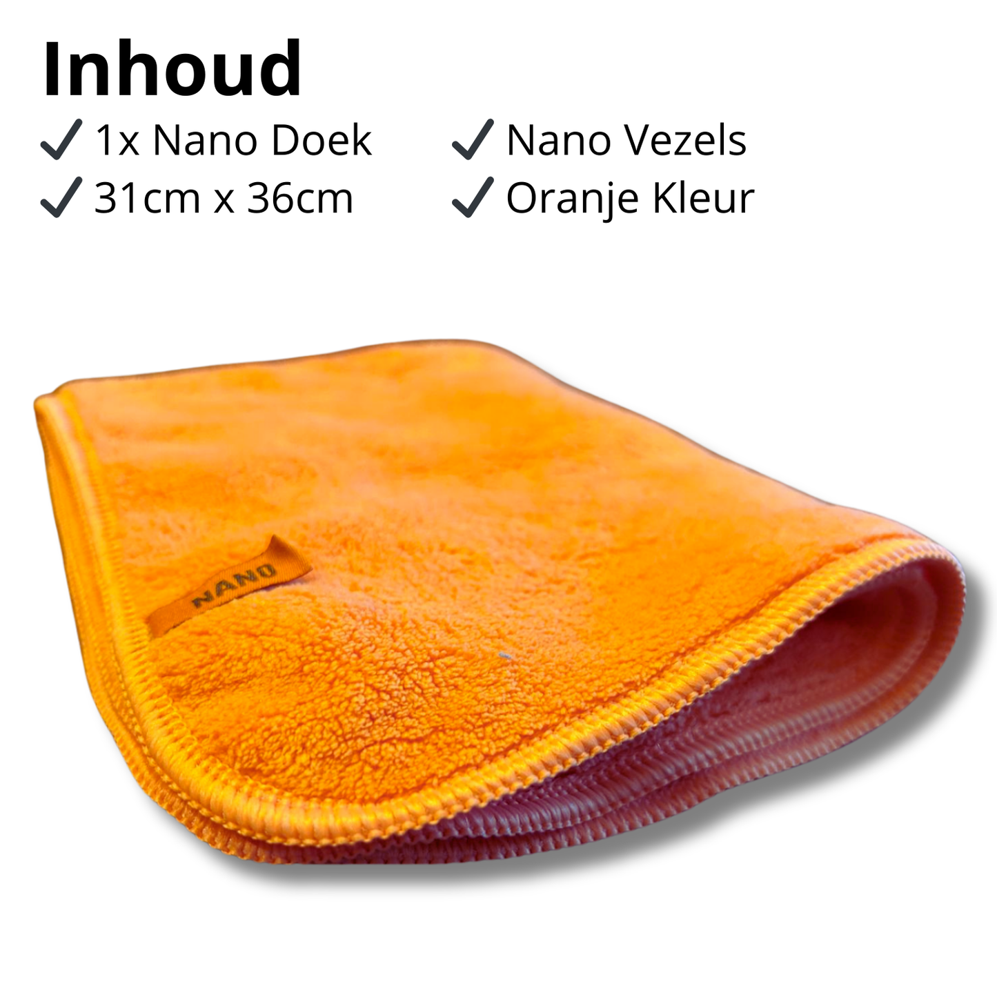 Schoonmaakdoeken - Oranje, 10 stuks