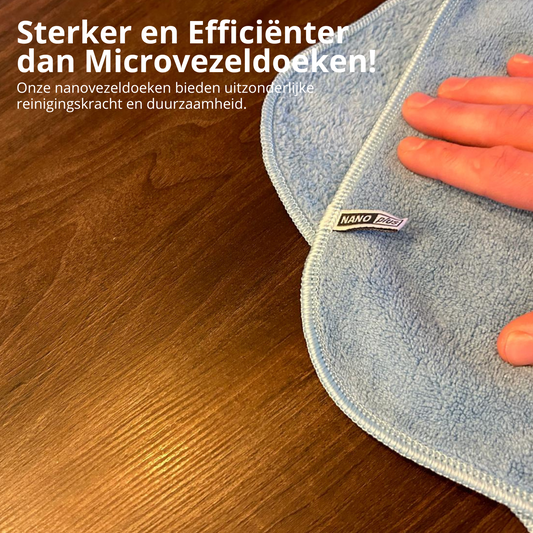 Schoonmaakdoeken - Blauw, 3 stuks