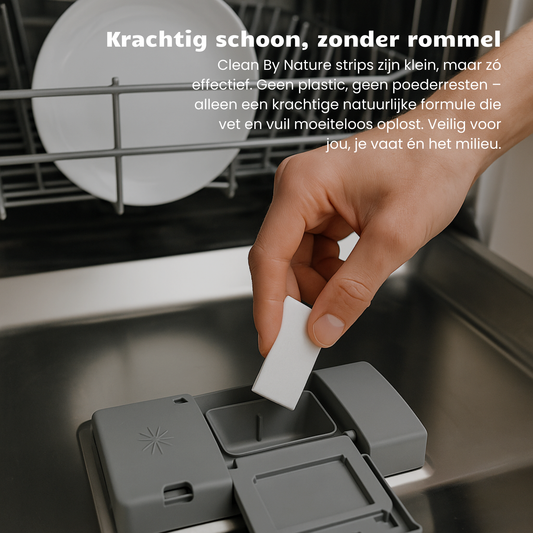 Umweltfreundliche Spülmaschinenstreifen