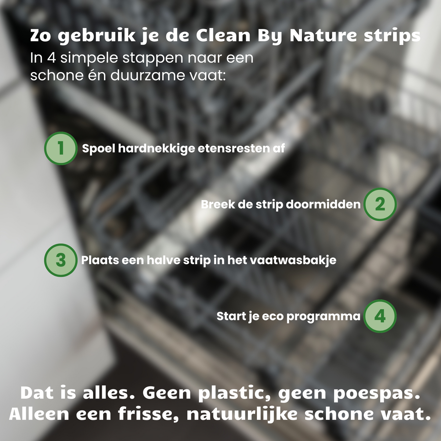 Milieuvriendelijke Vaatwasstrips