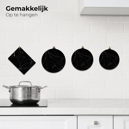 Inductie Beschermers - Marmer, 12 stuks