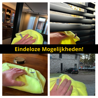 Schoonmaakdoeken - Geel, 5 stuks