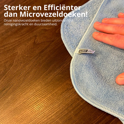 Schoonmaakdoeken - Blauw, 5 stuks