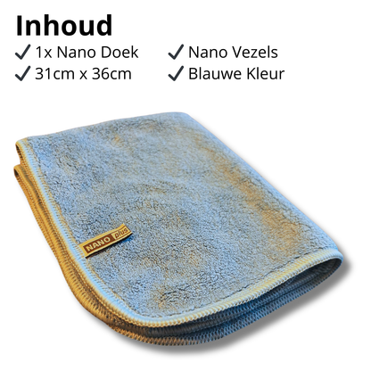 Schoonmaakdoeken - Blauw, 10 stuks